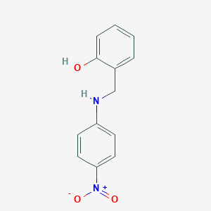 B076271 2-[(4-Nitroanilino)methyl]phenol CAS No. 13159-73-4
