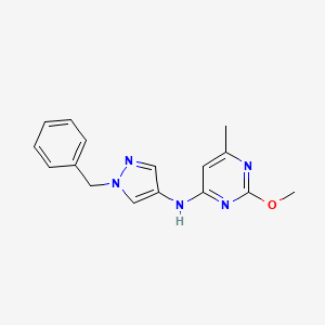 N-(1-benzylpyrazol-4-yl)-2-methoxy-6-methylpyrimidin-4-amine