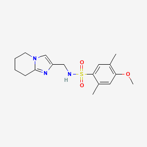 4-methoxy-2,5-dimethyl-N-(5,6,7,8-tetrahydroimidazo[1,2-a]pyridin-2-ylmethyl)benzenesulfonamide