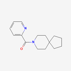 molecular formula C15H20N2O B7627333 8-Azaspiro[4.5]decan-8-yl(pyridin-2-yl)methanone 