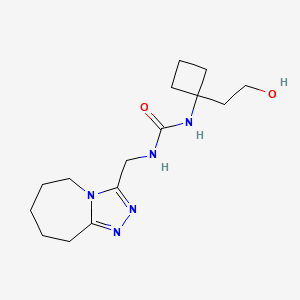 1-[1-(2-hydroxyethyl)cyclobutyl]-3-(6,7,8,9-tetrahydro-5H-[1,2,4]triazolo[4,3-a]azepin-3-ylmethyl)urea