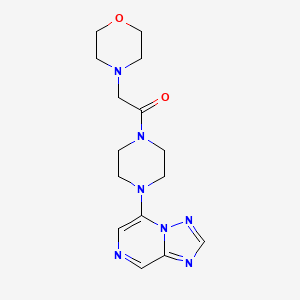 2-Morpholin-4-yl-1-[4-([1,2,4]triazolo[1,5-a]pyrazin-5-yl)piperazin-1-yl]ethanone