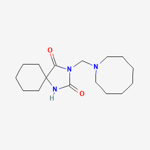3-(Azocan-1-ylmethyl)-1,3-diazaspiro[4.5]decane-2,4-dione