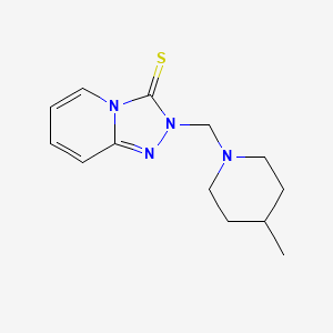 2-[(4-Methylpiperidin-1-yl)methyl]-[1,2,4]triazolo[4,3-a]pyridine-3-thione