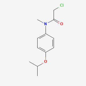 2-chloro-N-methyl-N-(4-propan-2-yloxyphenyl)acetamide