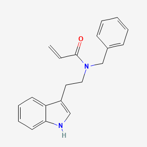 molecular formula C20H20N2O B7628145 N-benzyl-N-[2-(1H-indol-3-yl)ethyl]prop-2-enamide 