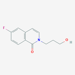6-Fluoro-2-(3-hydroxypropyl)isoquinolin-1-one