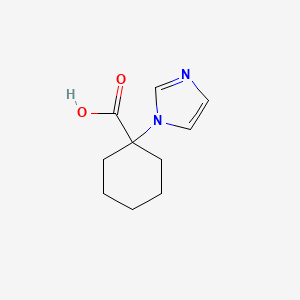 1-Imidazol-1-ylcyclohexane-1-carboxylic acid