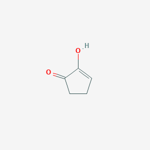 molecular formula C5H6O2 B076283 2-Hydroxycyclopent-2-en-1-one CAS No. 10493-98-8
