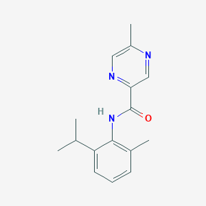 5-methyl-N-(2-methyl-6-propan-2-ylphenyl)pyrazine-2-carboxamide