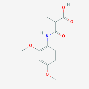 3-(2,4-Dimethoxyanilino)-2-methyl-3-oxopropanoic acid