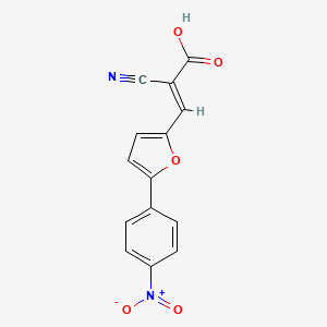 (2E)-2-cyano-3-[5-(4-nitrophenyl)furan-2-yl]prop-2-enoic acid
