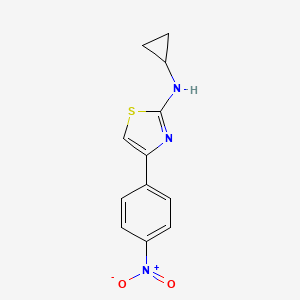 N-cyclopropyl-4-(4-nitrophenyl)-1,3-thiazol-2-amine