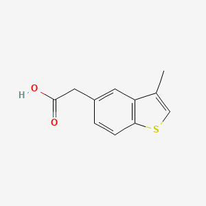 2-(3-Methyl-1-benzothiophen-5-yl)acetic acid