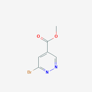 molecular formula C6H5BrN2O2 B7628557 Methyl 6-bromopyridazine-4-carboxylate 