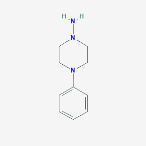 molecular formula C10H15N3 B076286 4-苯基哌嗪-1-胺 CAS No. 14340-32-0