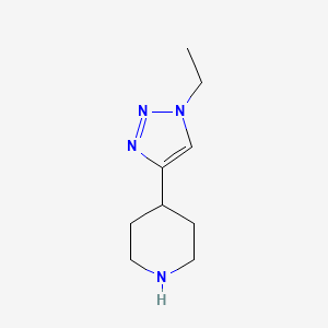 4-(1-Ethyltriazol-4-yl)piperidine