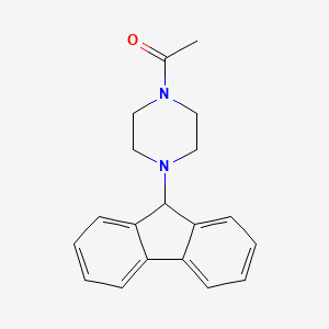 1-[4-(9H-fluoren-9-yl)piperazin-1-yl]ethanone