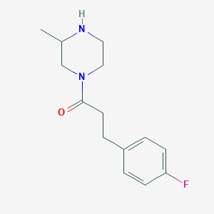 3-(4-Fluorophenyl)-1-(3-methylpiperazin-1-yl)propan-1-one