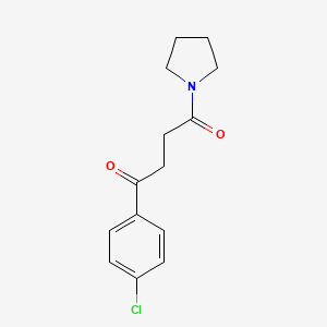 1-(4-Chlorophenyl)-4-pyrrolidin-1-ylbutane-1,4-dione