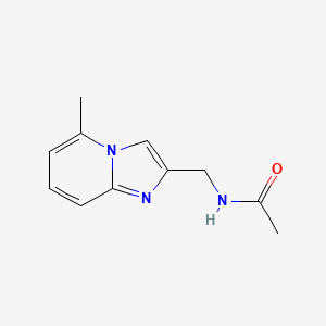 N-[(5-methylimidazo[1,2-a]pyridin-2-yl)methyl]acetamide