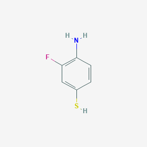 molecular formula C6H6FNS B076290 4-氨基-3-氟苯硫酚 CAS No. 15178-48-0