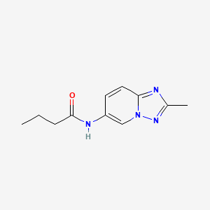 N-(2-methyl-[1,2,4]triazolo[1,5-a]pyridin-6-yl)butanamide