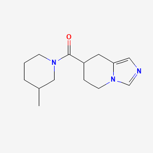 molecular formula C14H21N3O B7629445 (3-Methylpiperidin-1-yl)-(5,6,7,8-tetrahydroimidazo[1,5-a]pyridin-7-yl)methanone 