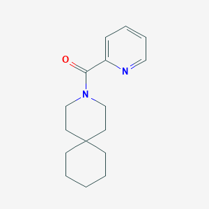 molecular formula C16H22N2O B7629450 3-Azaspiro[5.5]undecan-3-yl(pyridin-2-yl)methanone 