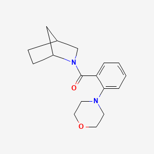 molecular formula C17H22N2O2 B7629500 2-Azabicyclo[2.2.1]heptan-2-yl-(2-morpholin-4-ylphenyl)methanone 