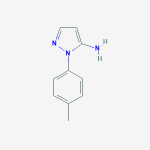 B076297 1-(4-Methylphenyl)-1H-pyrazol-5-amine CAS No. 14678-99-0