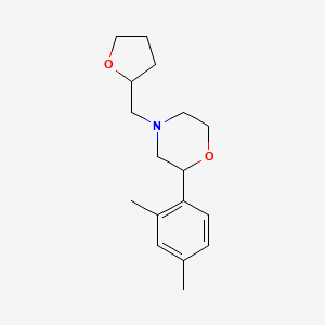 2-(2,4-Dimethylphenyl)-4-(oxolan-2-ylmethyl)morpholine