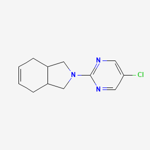 2-(5-Chloropyrimidin-2-yl)-1,3,3a,4,7,7a-hexahydroisoindole