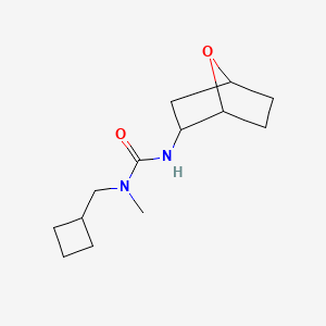 molecular formula C13H22N2O2 B7630488 1-(Cyclobutylmethyl)-1-methyl-3-(7-oxabicyclo[2.2.1]heptan-2-yl)urea 