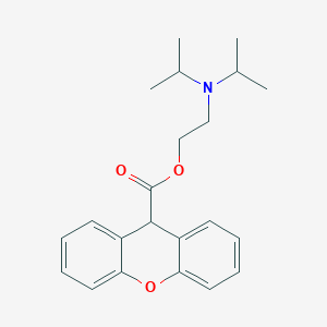 B076306 2-[(Diisopropyl)amino]ethyl 9H-xanthene-9-carboxylate CAS No. 13347-41-6