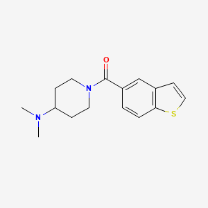 molecular formula C16H20N2OS B7630680 1-Benzothiophen-5-yl-[4-(dimethylamino)piperidin-1-yl]methanone 