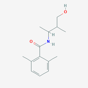 molecular formula C14H21NO2 B7630850 N-(4-hydroxy-3-methylbutan-2-yl)-2,6-dimethylbenzamide 