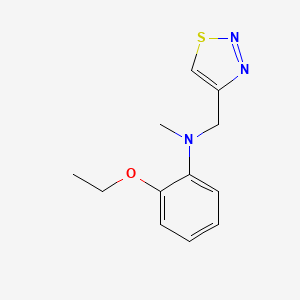 2-ethoxy-N-methyl-N-(thiadiazol-4-ylmethyl)aniline