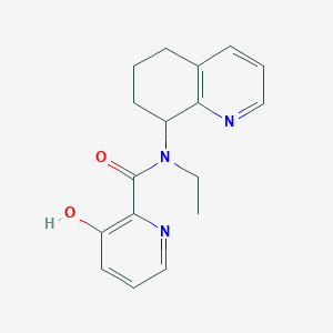 molecular formula C17H19N3O2 B7631517 N-ethyl-3-hydroxy-N-(5,6,7,8-tetrahydroquinolin-8-yl)pyridine-2-carboxamide 