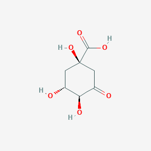 molecular formula C7H10O6 B076316 3-脱氢奎尼酸 CAS No. 10534-44-8