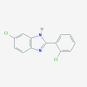 B076318 6-chloro-2-(2-chlorophenyl)-1H-benzimidazole CAS No. 14225-75-3