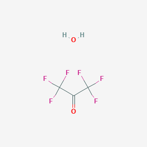 molecular formula C3H2F6O2 B076326 2-丙酮，六氟，水合物 CAS No. 10543-95-0