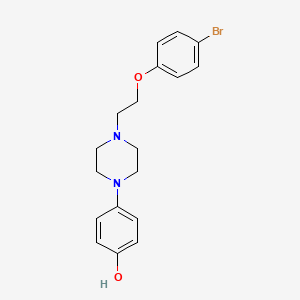 4-[4-[2-(4-Bromophenoxy)ethyl]piperazin-1-yl]phenol