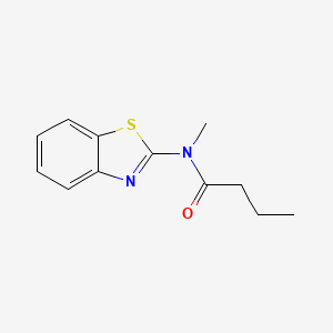 N-(1,3-benzothiazol-2-yl)-N-methylbutanamide