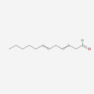 molecular formula C12H20O B076352 3,6-Dodecadienal CAS No. 13553-09-8