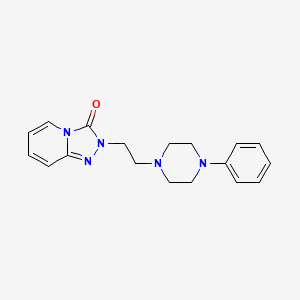 molecular formula C18H21N5O B7635475 2-[2-(4-Phenylpiperazin-1-yl)ethyl]-[1,2,4]triazolo[4,3-a]pyridin-3-one 