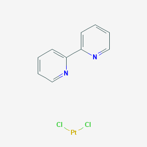 molecular formula C10H8Cl2N2Pt B076355 二氯（2,2'-联吡啶）铂（II） CAS No. 13965-31-6