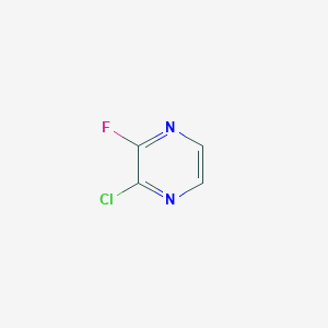 molecular formula C4H2ClFN2 B7635882 2-Chloro-3-fluoropyrazine 