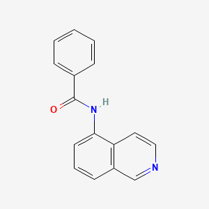 molecular formula C16H12N2O B7636006 N-isoquinolin-5-ylbenzamide 