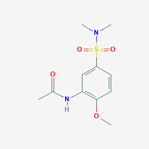 N-[5-(dimethylsulfamoyl)-2-methoxyphenyl]acetamide